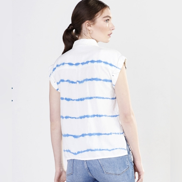 Hatley Tristan Shirt /Blouse - Tie Dye Stripes/BNWT - Picture 3 of 12